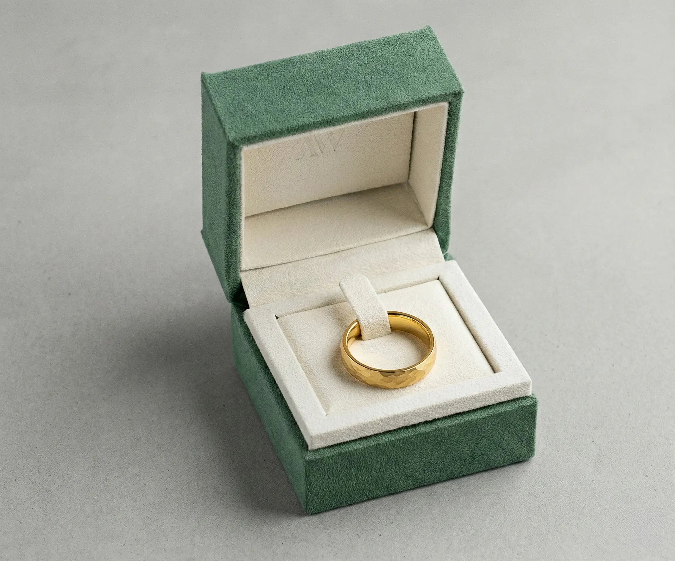 The Ember Band - Tungsten with Gold Plate