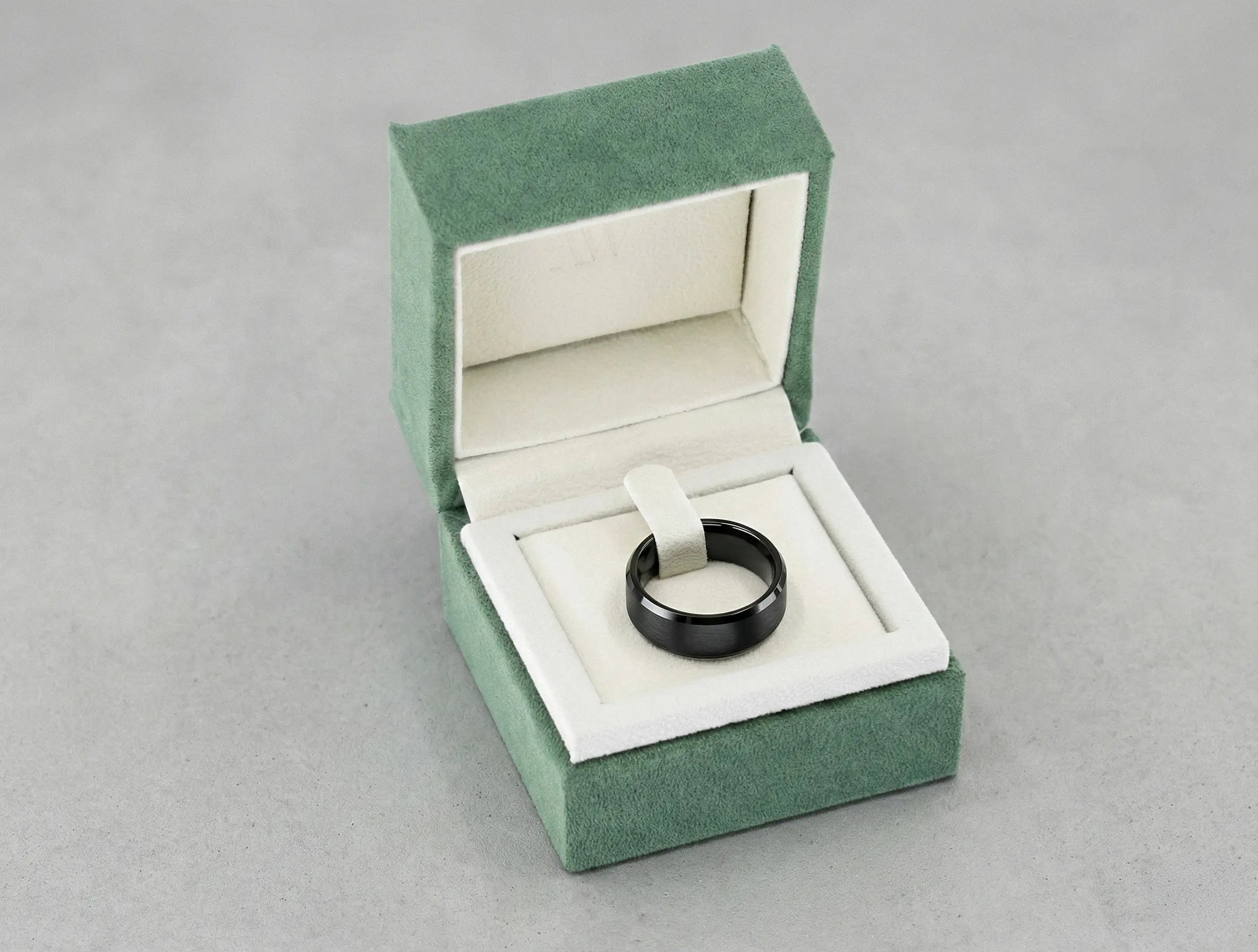 The Nightfall Band - Tungsten with Black Plate (Alternative Design)