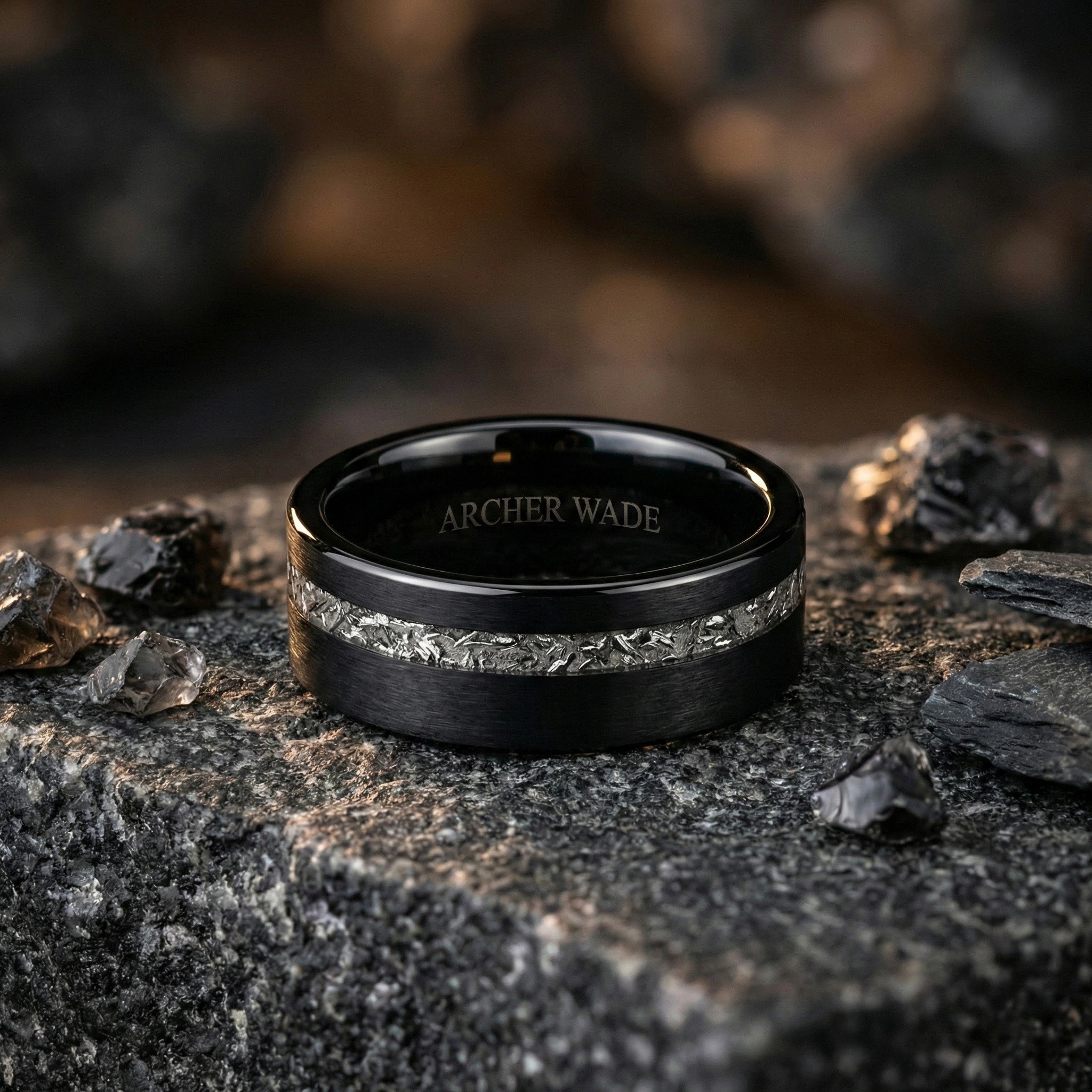 The Sentinel Band - Tungsten with Black Plate